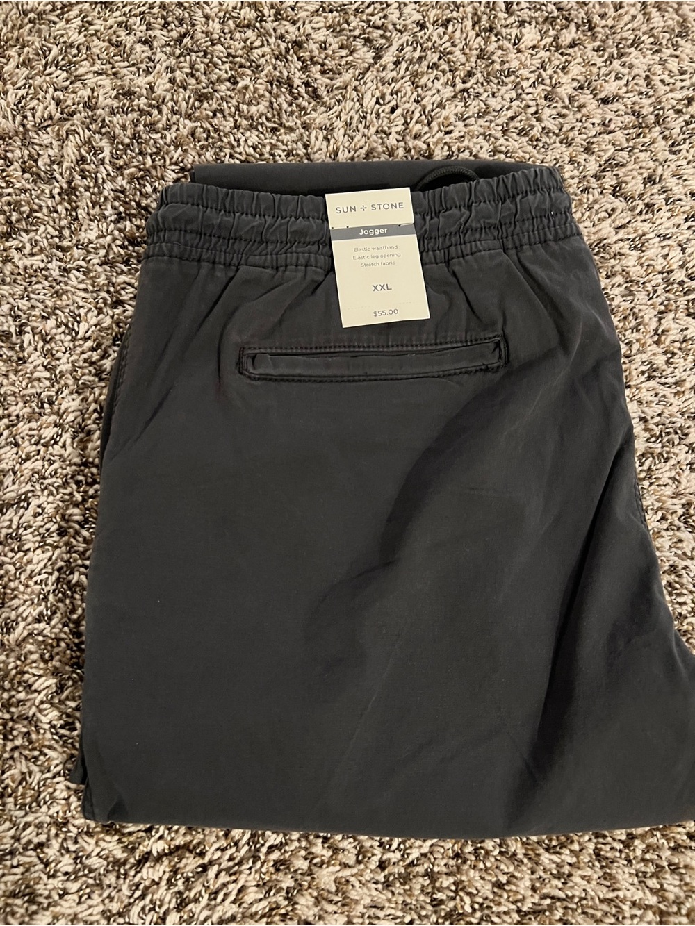 Sun + Stone Men's Macys Elastic Waist Joggers XXL